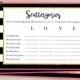 Scattergories Bridal Shower Game - Printable Black and White Pink Gold Bridal Shower Game - Bridal Shower - Bachelorette Night Game - 014