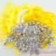 Bridal Floral Banquet Rhinestone Brooch, Wedding Brooch Jewelry, Flower Rhinestone Brooch, Bridal brooch BR0025