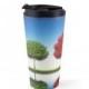Travel Tumbler, 15oz Travel Coffee Mug, Blue Sky Tree Art Mug, Travel Cup with Lid, Coffee Cup, Tea Cup Coffee Tumbler, Fun Drinkware