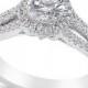 Marchesa Marchesa Certified Diamond Halo Ring (1 ct. t.w.) in 18k White Gold