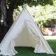 Ready to ship XS 4ft Vintage teepee photo prop tent / Kids play tent/ girly play tipi tent