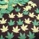 Pot leaf Confetti- 420 Confetti-Table scatter- Cannabis- Weed- Blaze- Stoner party