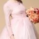 Baby Pink Lace Organza Ballet Angle Bridesmaid Dress Pastel Pink Empire Wasit Babydoll Tulle Tutu Dress Sakura Fairy Wedding Mini Full Skirt