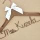 Wedding Hanger/ Personalized Bridal Hanger / Custom Hanger / Bridesmaid Gift / Bridal Shower Gift / just because gift