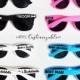 Custom Kids and Adult Sized Sunglasses You Choose the Text and Colors!