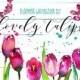 Lovely Tulips Watercolor Collection
