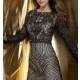 Short Sequin Dress with Long Sleeves - Brand Prom Dresses