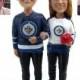 Custom Hockey Wedding Cake Toppers Sculpted to Look Like You - Style 2