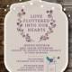 Rustic Wedding Invitation, Country Wedding, Woodland Wedding, Mason Jar, Purple