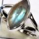 Rainbow Moonstone Ring, Blue Fire Rainbow Ring, Labradorite Ring, 925 Sterling Silver Ring, Solid Silver Ring,Silver Ring, Gemstone Ring