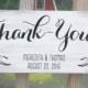 Wooden Wedding Thank you Sign,  Save the Date Sign, Ring Bearer, Flower Girl Sign, Gift Idea for Bride, Rustic Wedding, Photo Prop