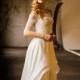Tina/ Wedding dress with sleeves/ Rustic wedding dress