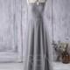 2016 Light Gray Bridesmaid Dress with Beading, Spaghetti Straps V Neck Wedding Dress, A Line Prom Dress, Formal Dress Floor Length (LS149A)
