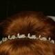 Rita Bridal Tiara - Bohemian Rhinestones - Wedding Head Band - Bridal Silver Hairband - Wedding Tiara - Bridal Headpiece - Crystal Tiara
