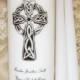 Wedding Unity Candles, Personalized Celtic Cross Unity, Wedding Candles, Customized Wedding Candles, Large Set, Anniversary Candles