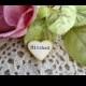Hitched Heart Cupcake Topper / HITCHED Cupcake Picks / Wedding / Vintage Inspired /  Set of 15
