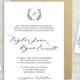 Printable Wedding Invitation 