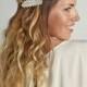 Athena Leaf Barrette, Grecian Bridal Goddess Clip, Bridal Hair Accessories, Roman Empress Hair Clip, Gold Greek Leaf Hair Clip, Bride Clip