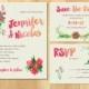Floral Watercolor Wedding Invitation Set (Digital or Printed!)