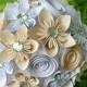 Paper Flower Bouquet - Wedding Bouquet Alternative - Paper Bridal Bouquet - Paper Wedding Bouquet - Kusudama Bouquet - Wedding Bouquet