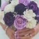 Wedding Bouquet, Sola wood Bouquet, Sola Lavender Bouquet, Alternative Bouquet, Sola flowers, Wood Boquet