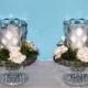 Woodland Wedding / Wedding Votive Candle Holder / Greenery Wedding / Boho Wedding / Spring Wedding / Garden Wedding Decoration / Moss Decor