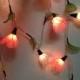 20 Bulbs Purple & Pink Himalayas flower with leaf string lights for Patio,Wedding,Party and Decoration, fairy lights