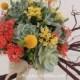 Succulent wedding bouquets, Succulent bridal bouquet, Bridal bouquet