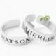 Sherlock & Watson Ring Set Stainless Steel Couples Detective Rings Sherlocked Engagement Ring