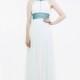 Bodice Long Pure White Halter Prom Dress - dressosity.com