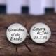 custom date cufflinks, grandpa of the bride cuff links, Silver Plated Gifts for Dad, Wedding Cufflinks, Groom Cufflinks, Wedding Date gifts