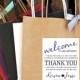 Personalized "Welcome to ..." Wedding Welcome Bag