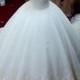 2016 Ball Gown Wedding Dresses Cap Sleeves Lace Bridal Dresses Beaded Appliques Real Picture Wedding Gowns Floor Length Lace Up Back J1122
