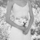 Mila- Stunning 2-pieces lace Wedding dress White / Ivory ,Open Back Chiffon Wedding gown , chiffon and lace