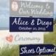 Silver Welcome Wedding Sign, Nautical Wedding Decor, Shoes Optional Directional Sign, Silver Wedding