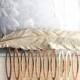 Gold Feather Comb Raw Gold Brass Large Feather Hair Piece Woodland Wedding Bird Hair Accessories Metal Hair Comb Boho Chic Bridal