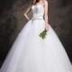 Charming Tulle Sweetheart Neckline Ball Gown Wedding Dresses With Sequin Lace Appliques - overpinks.com