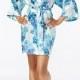 Thalia Sodi Thalia Sodi Satin Floral-Print Robe, Only at Macy&#039;s
