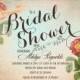 Bridal shower Invitation printable - rustic bridal shower, wedding shower invitation, bridal shower invites, diy bridal shower
