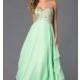 Strapless Chiffon Empire Waist Dress by Alyce - Brand Prom Dresses