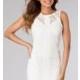 Lace Embellished Short Sleeveless Dress - Brand Prom Dresses