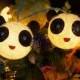 20 Cotton Ball String Lights Panda Lights for Kid bedroom birthday  light display garland decorations