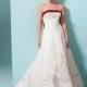 Exquisite Elegant Divine Satin A-line Wedding Dress In Great Handwork - overpinks.com