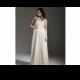 Sheath/Column Maternity Wedding Dress - Champagne Floor-length Strapless Lace