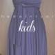 KIDS Midnight Blue Bridesmaid Convertible Dress Infinity Dress Multiway Dress Child Wrap Dress Flower Girl Dress Twist Dress