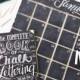 Wooden Chalkboard Calendar, Distressed, Engraved sections