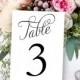 Fancy Table Numbers 1-30, Wedding Table Number, Printable Wedding Reception, Reception Printable, Instant Download,  