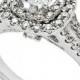 Macy&#039;s Certified Diamond Double Halo Engagement Ring (2 ct. t.w.) in 14k White Gold