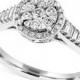 EFFY Collection EFFY Diamond Halo Engagement Ring (5/8 ct. t.w.) in 14k White Gold
