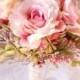 Silk flower wedding bouquet. Silk bouquet. Bridal bouquet. YOUR COLORS. Pink bouquet Blush bouquet Magnolia 2016 wedding trends. rose quartz